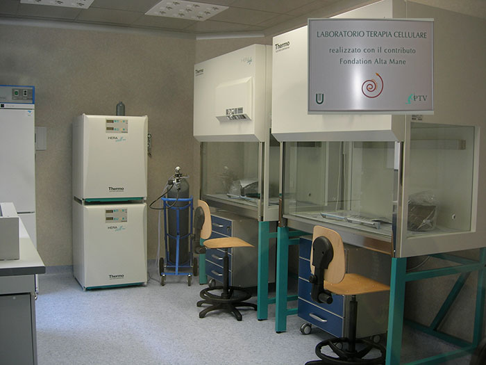 Laboratoire de thérapie cellulaire ,Université Tor Vergata de Rome (Italie)
